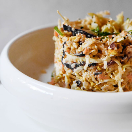 Coleslaw with High Fibre Tahini